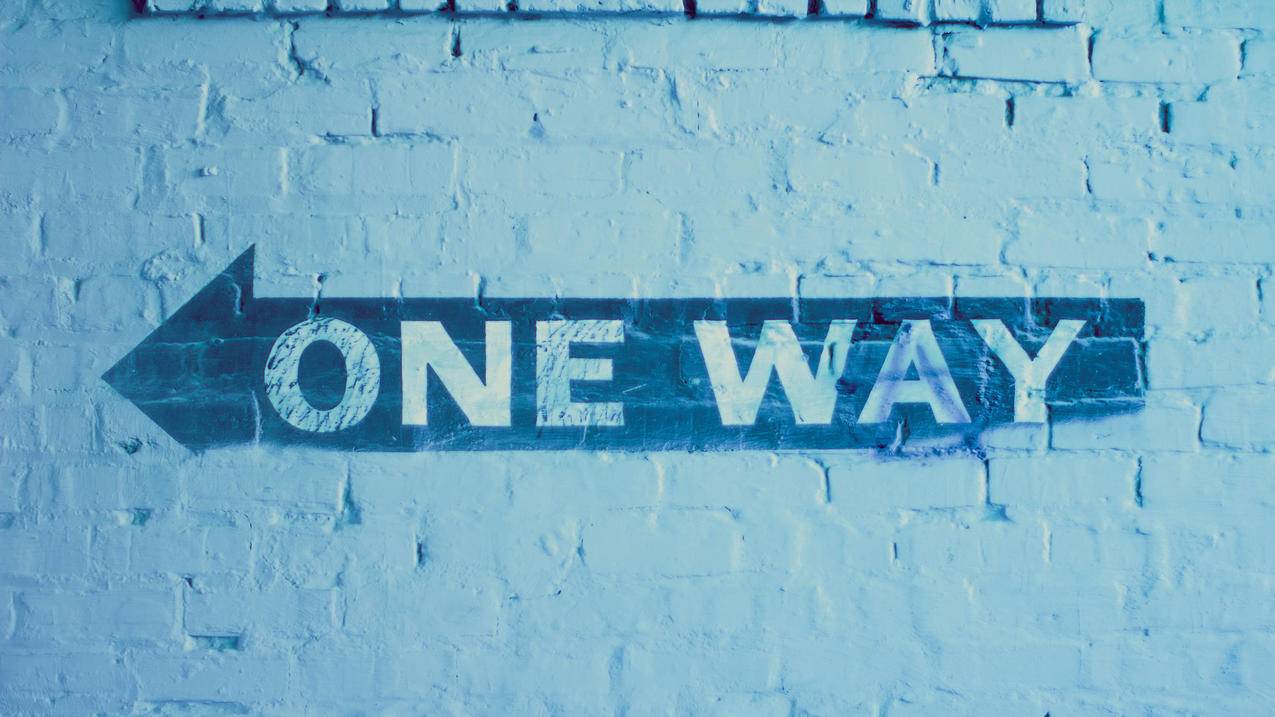 文字oneway字母4k壁纸