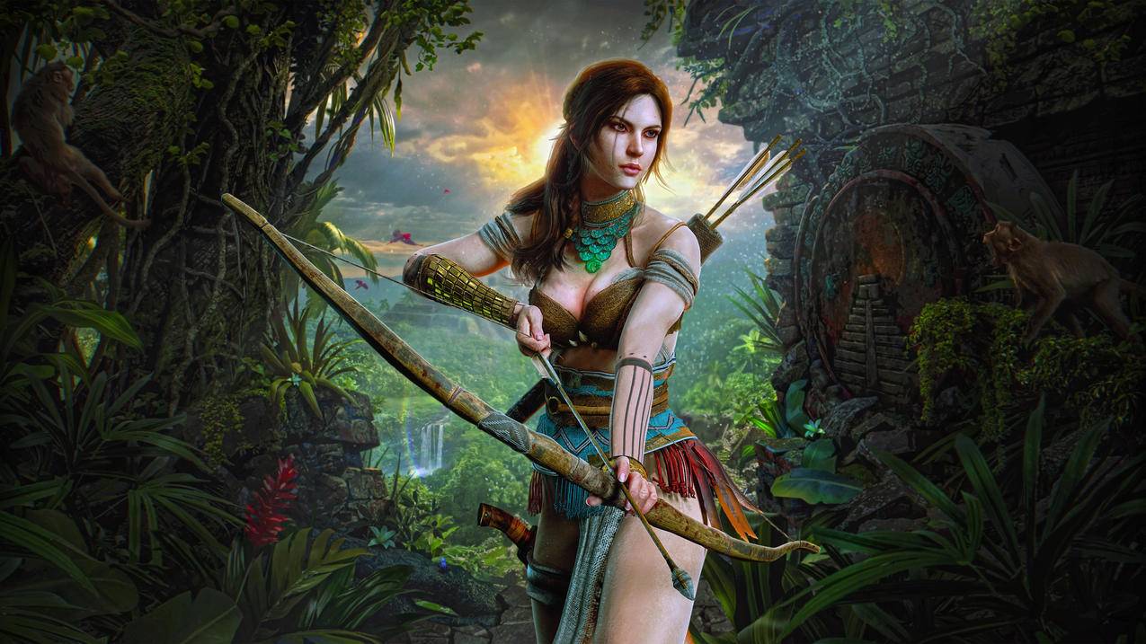 《古墓丽影系列 Tomb Raider》4K桌面壁纸