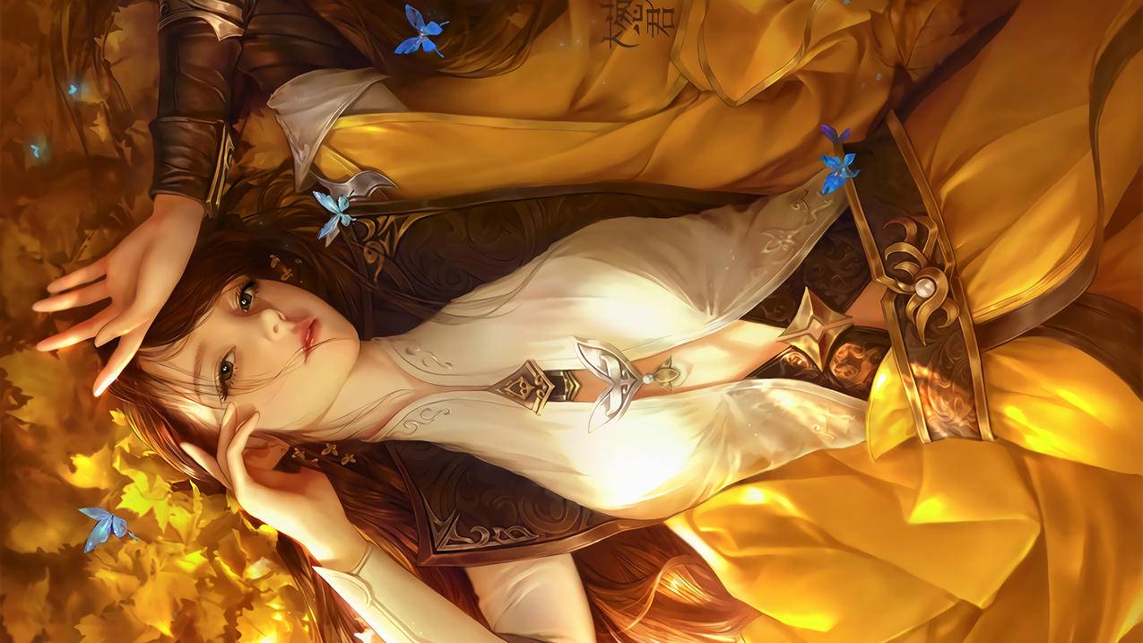 《剑网3》唯美古风女子 4K高清游戏壁纸