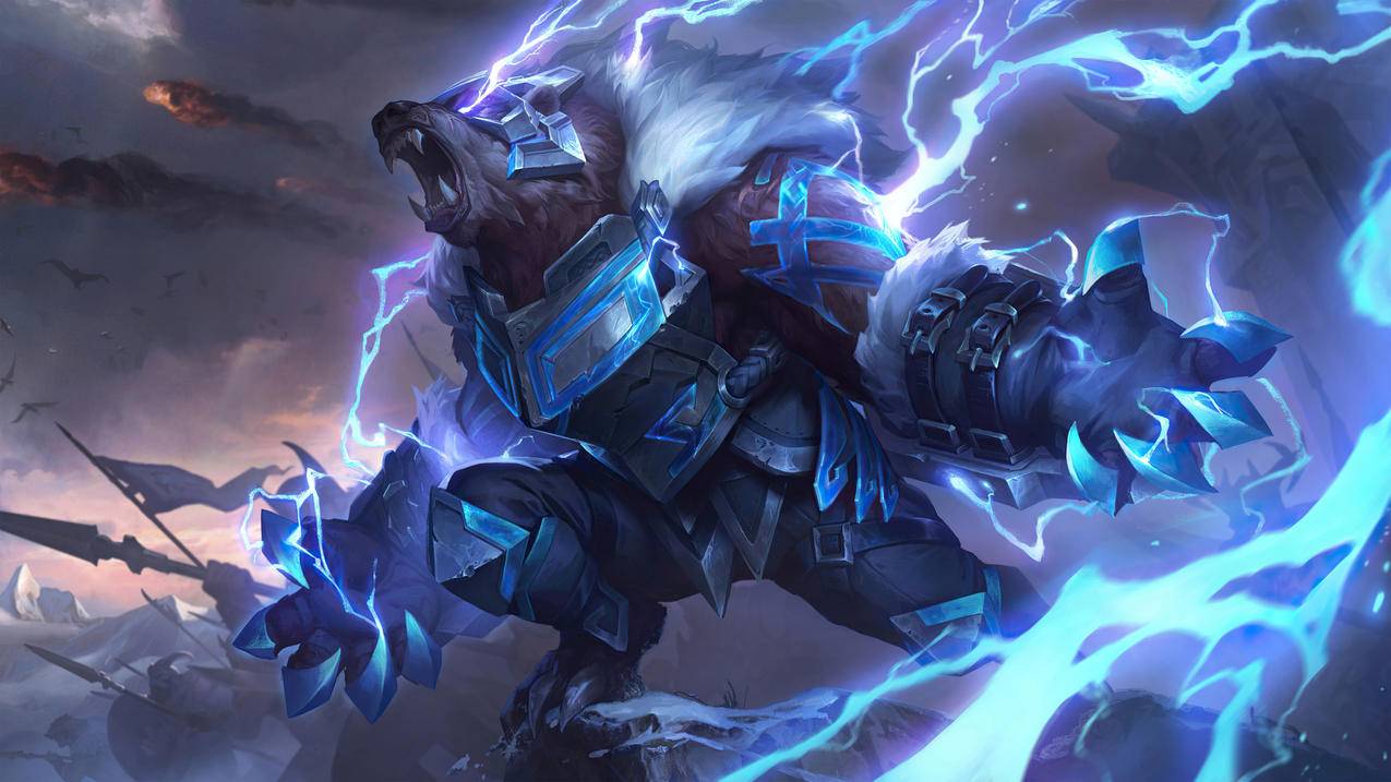 符文战熊 沃利贝尔《英雄联盟lol》4K超高清壁纸