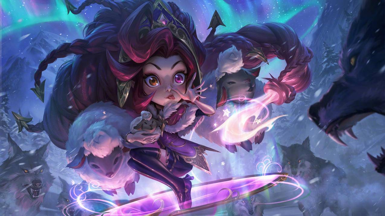 英雄联盟lol 北极星守望者 佐伊 5K壁纸 高清