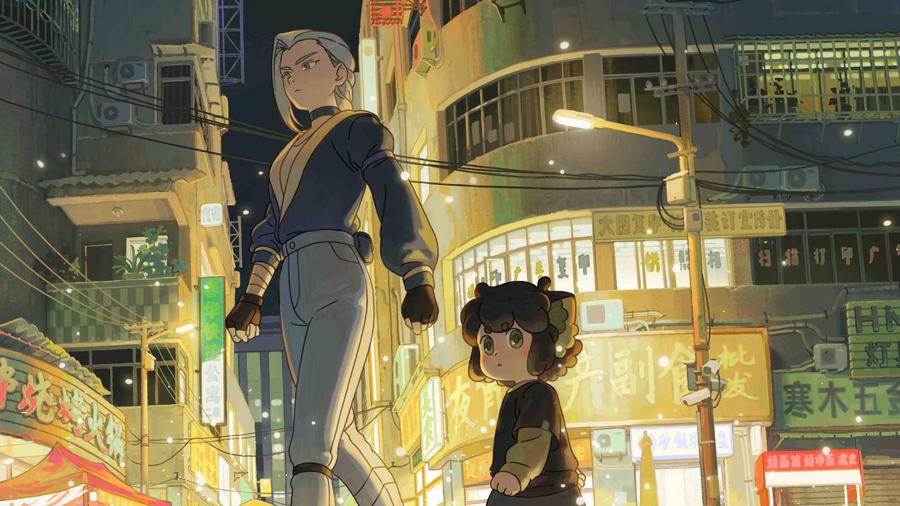 罗小黑战记2 师姐 街道 4K高清动漫壁纸