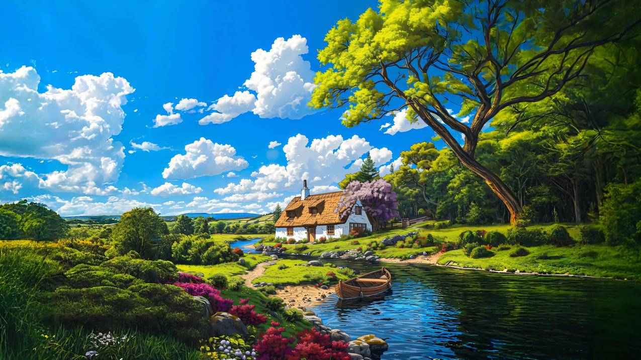 梦中伊甸园4K风景桌面壁纸3840x2160