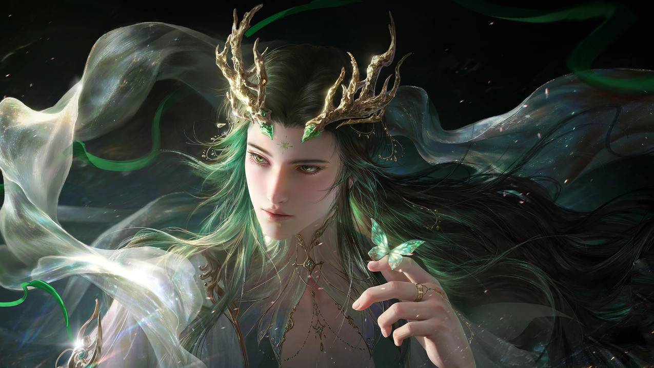 恋与深空 精灵王黎深 同人 4K高清壁纸