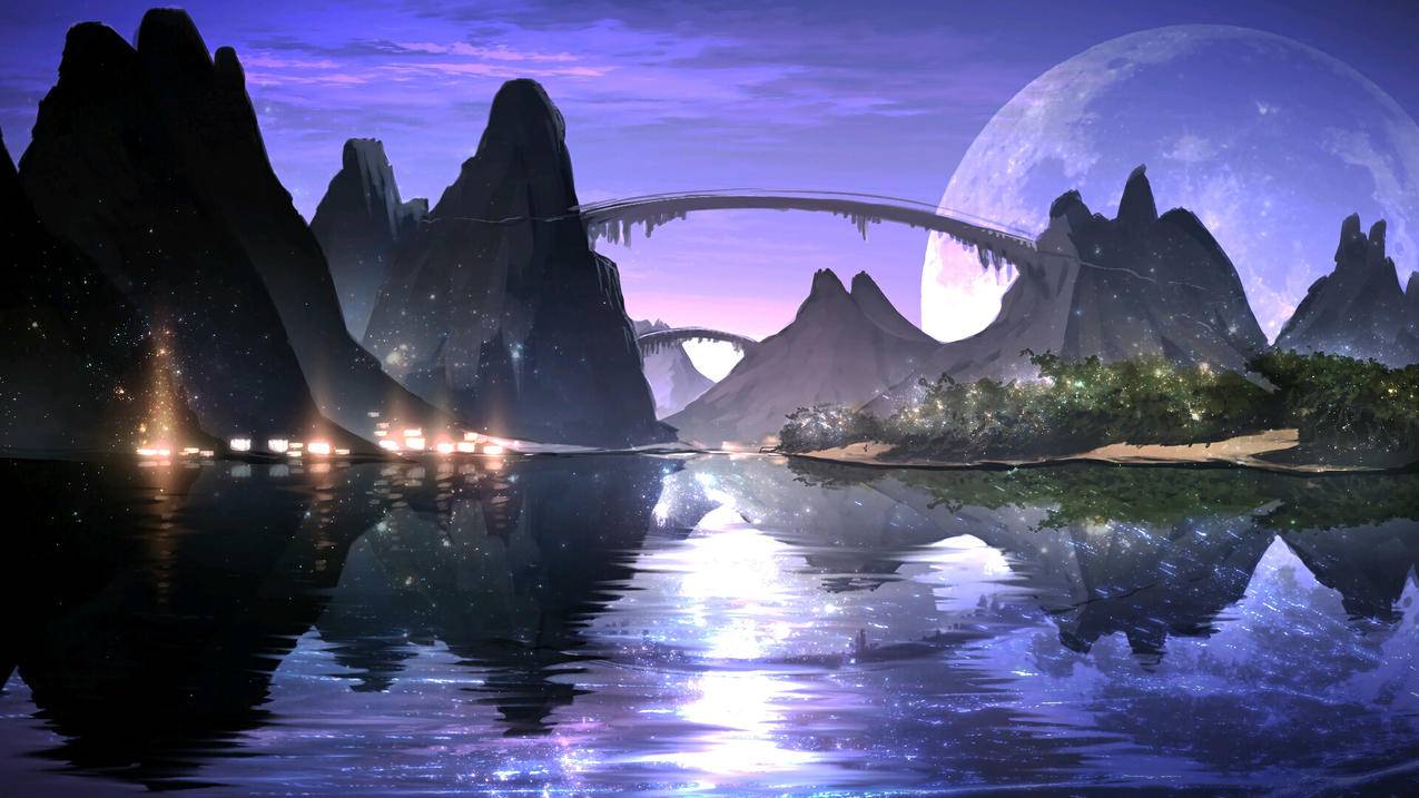 风景动漫4k图片