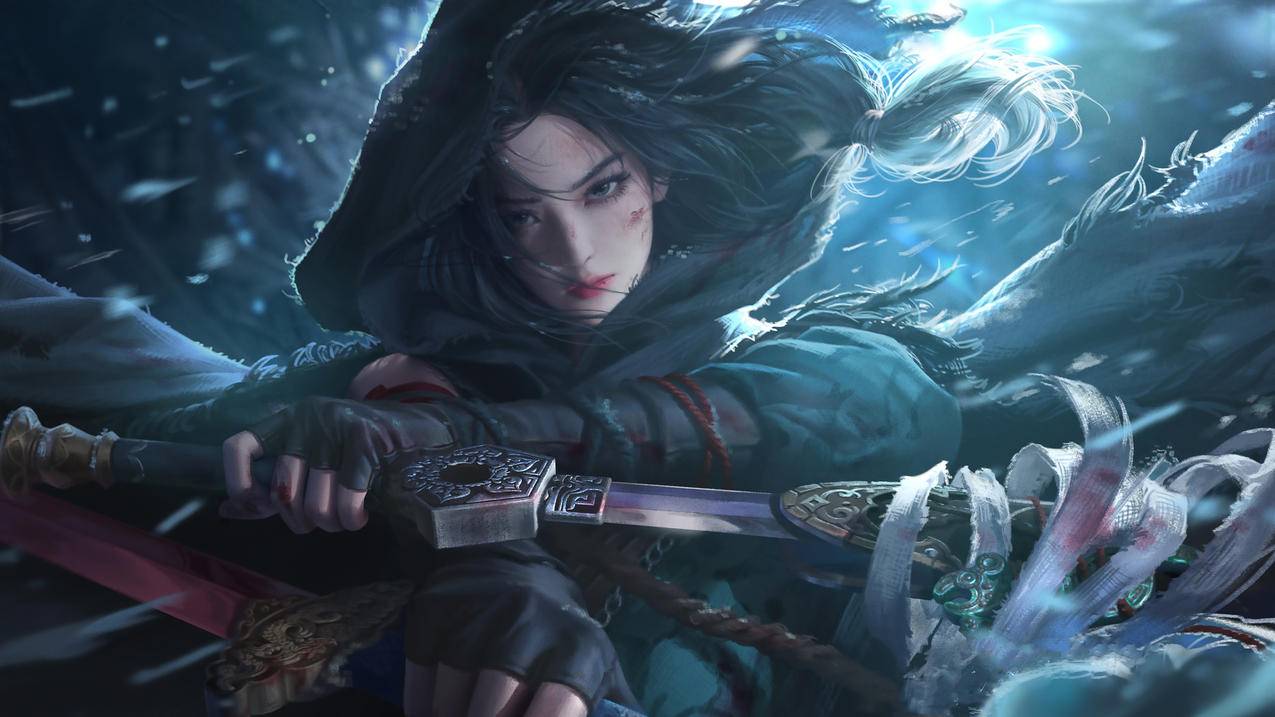 姬如雪 同人 画江湖之不良人 4K高清壁纸