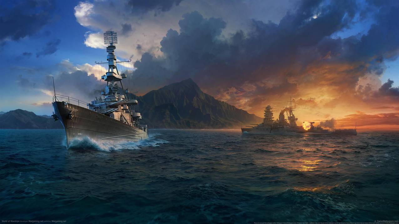 《战舰世界 World of Warships》4K游戏高清壁纸