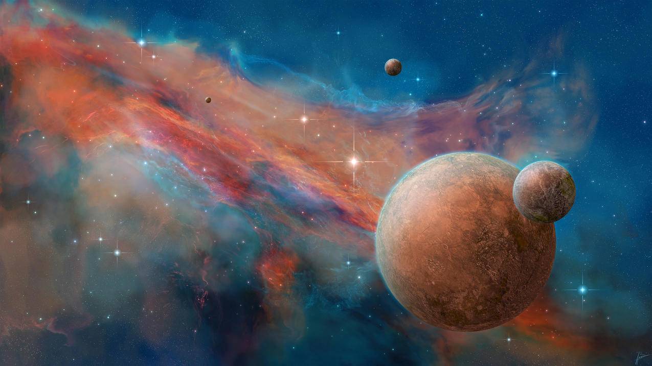 宇宙银河 星空星球 4k高清风景壁纸