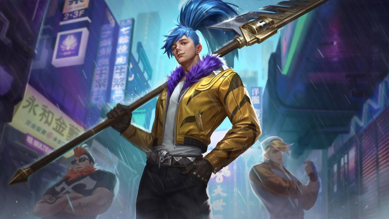 《王者荣耀King glory》韩信 街头霸王 4K高清游戏壁纸
