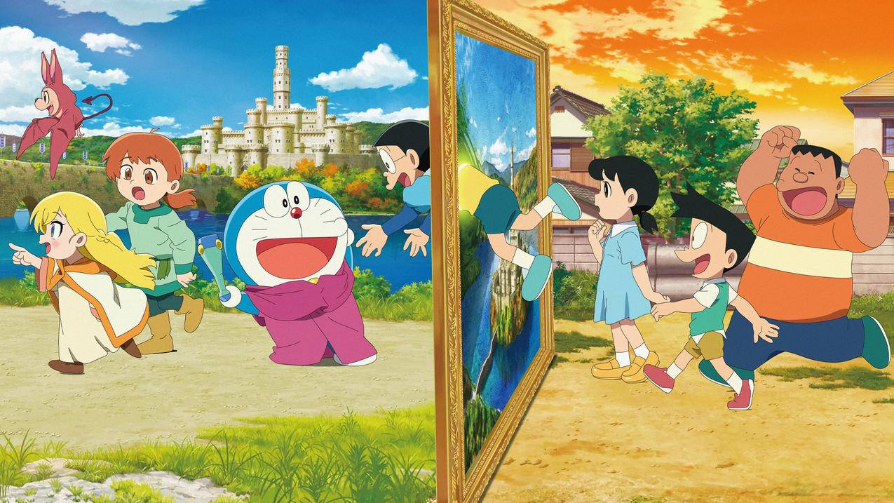 电影《哆啦A梦 大雄的绘画奇遇记》4K高清壁纸3840x2160