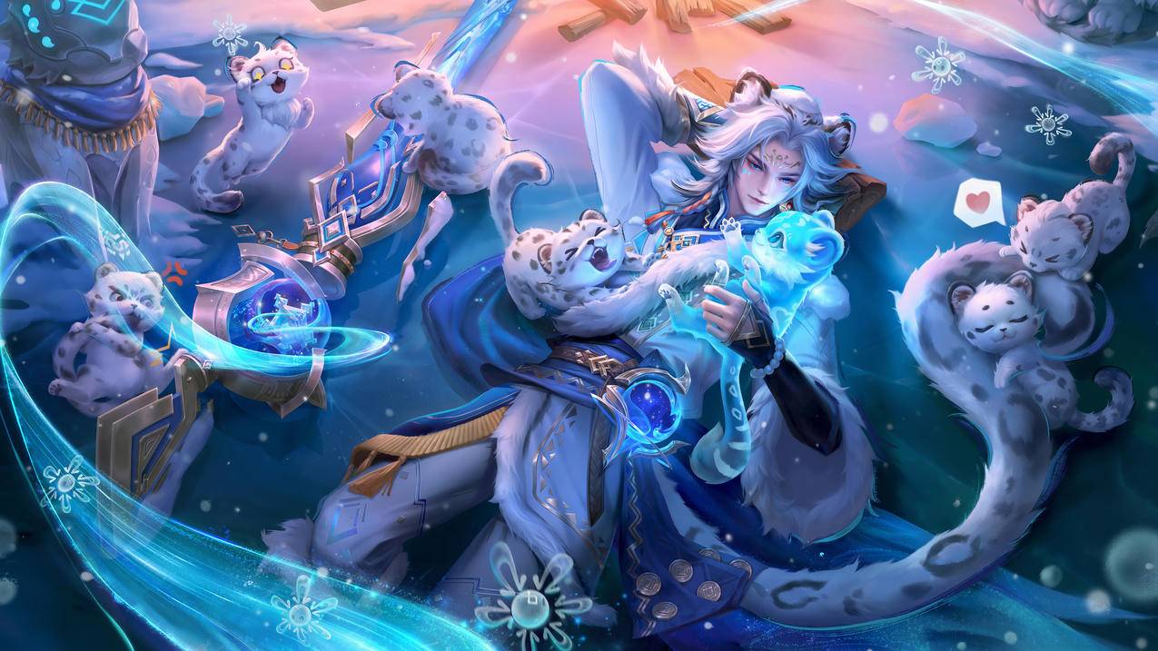 王者荣耀 百里守约 雪豹霜爪 4K高清游戏壁纸 3840x2160