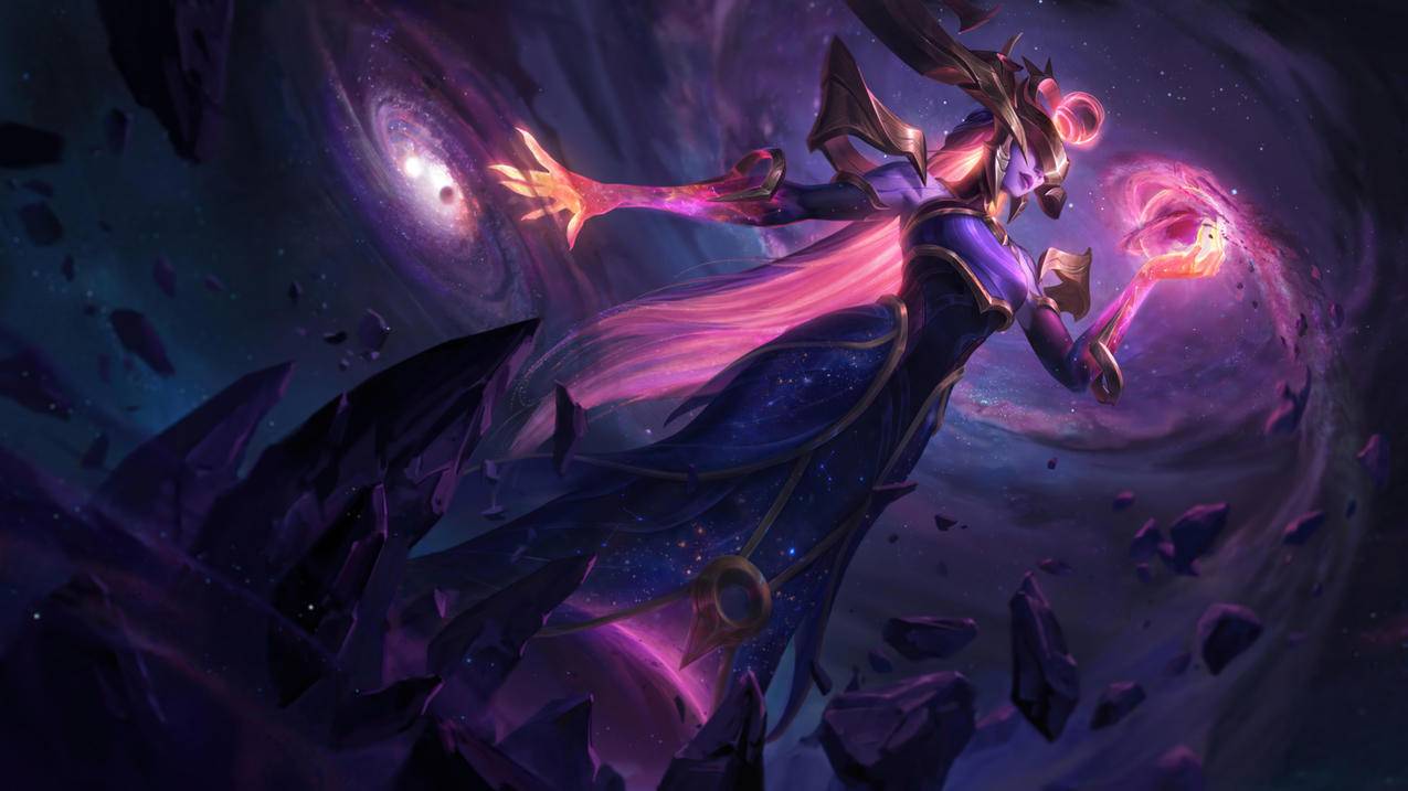 暗星女巫 丽桑卓《LOL英雄联盟》4K高清桌面壁纸