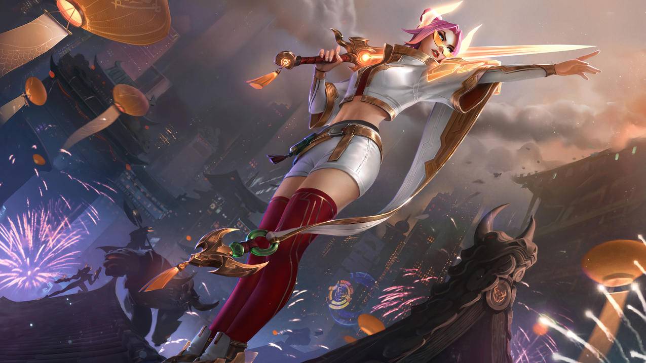 至臻 福牛守护者-菲奥娜《英雄联盟LOL》 4K游戏超清壁纸
