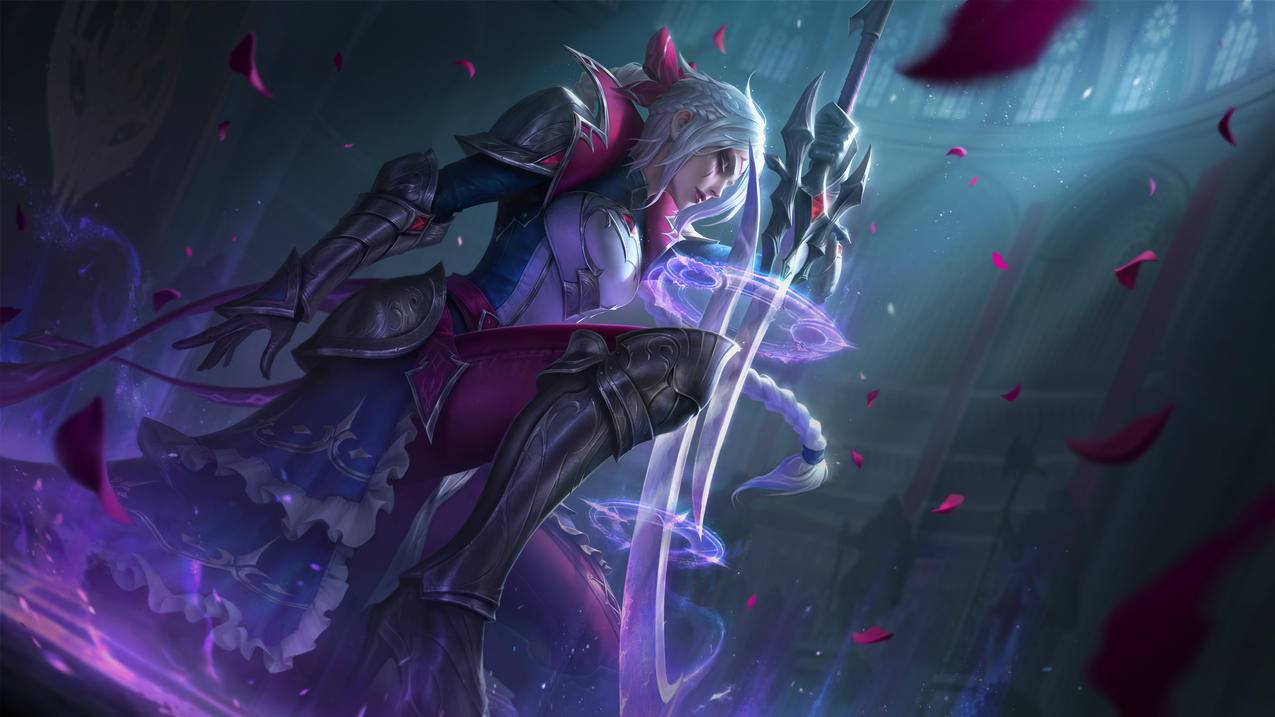 皎月女神 女帝 黛安娜《英雄联盟LOL》4k高清游戏图片
