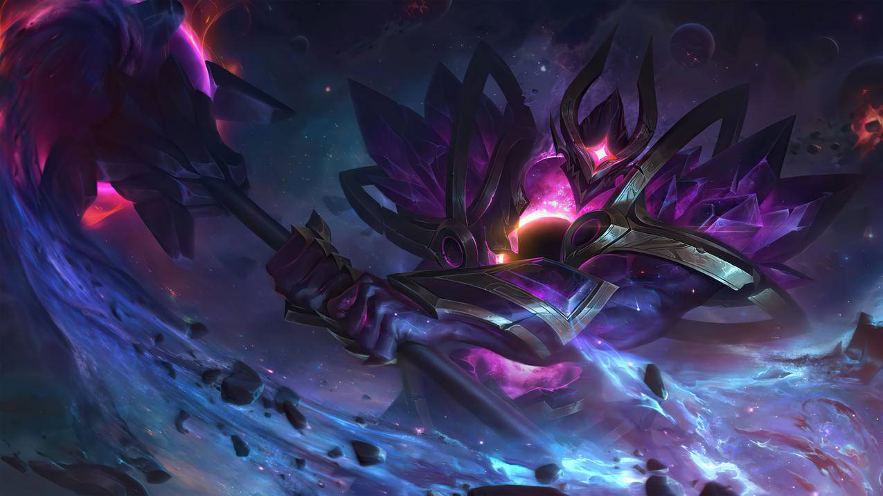 《LOL 英雄联盟 铁铠冥魂 暗星 死兆星 莫德凯撒1》4K高清游戏壁纸