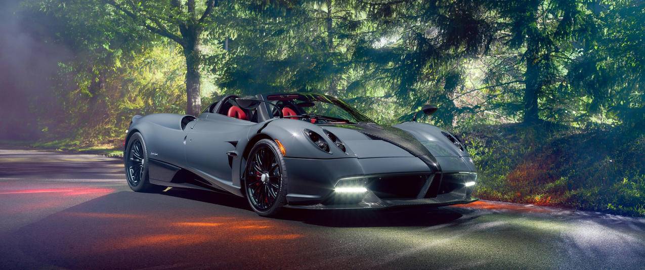 帕加尼 Pagani Huayra Roadster 3440x1440带鱼屏壁纸