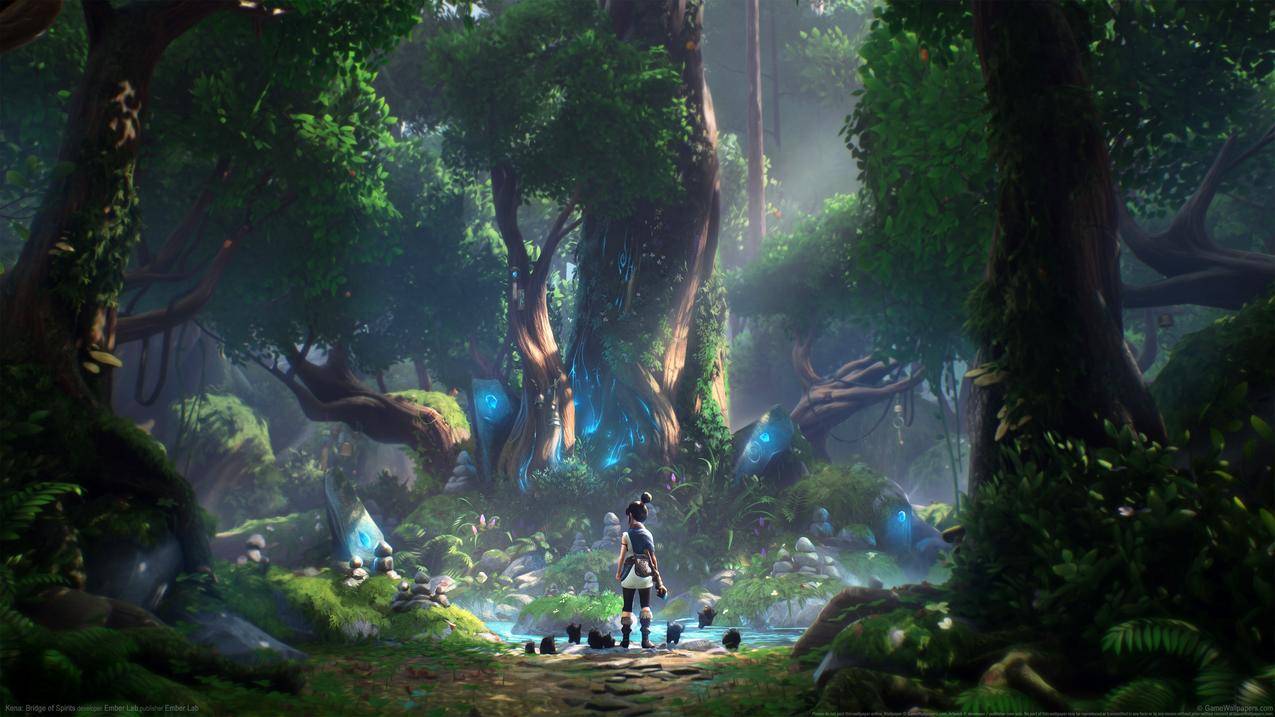 《柯娜 精神之桥（KENA_Bridge of Spirits）》4k游戏原画壁纸