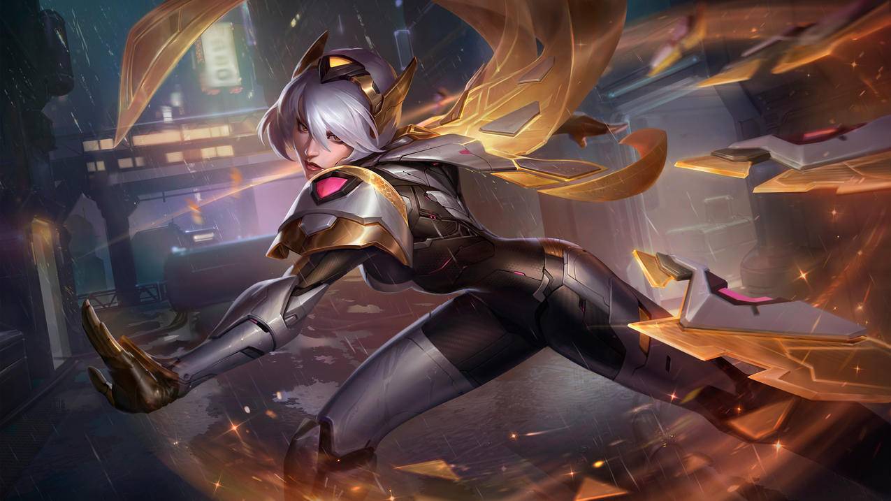 《LOL英雄联盟 刀锋舞者 源计划 正义 艾瑞莉娅》4K高清游戏壁纸