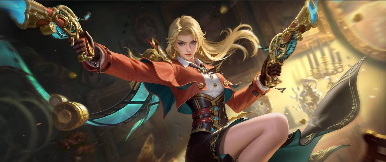 虞姬 溯影追猎 王者荣耀 3440x1440带鱼屏高清壁纸