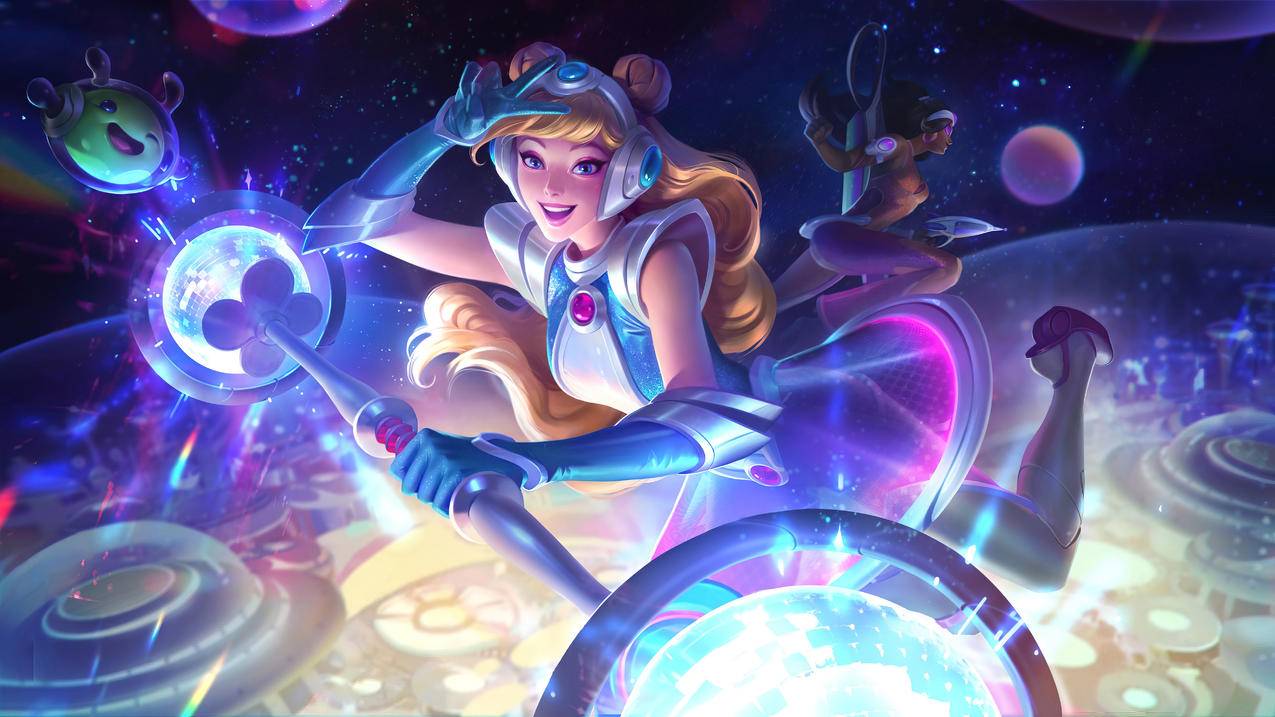 太空律动-拉克丝《英雄联盟LOL》 4K超清桌面壁纸