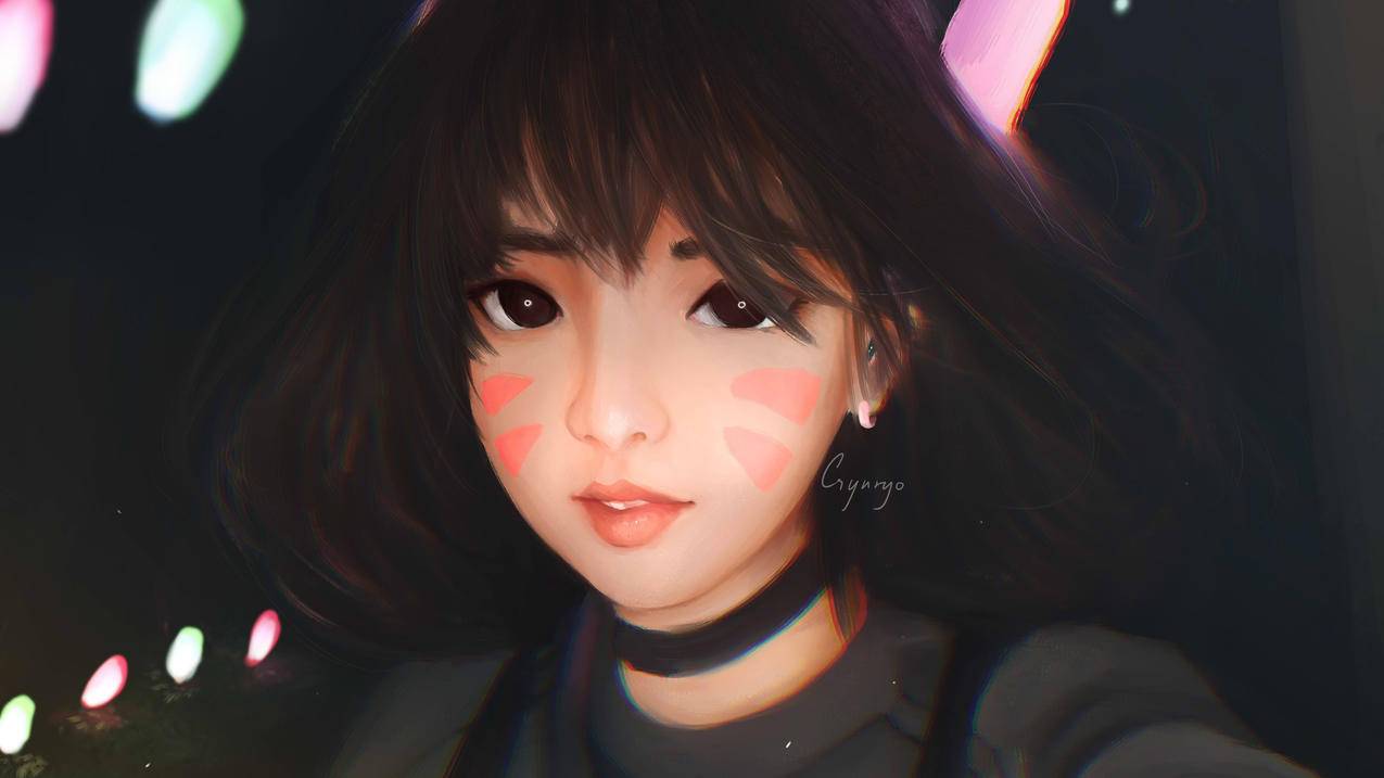 《守望先锋》DVA 4K高清电脑桌面壁纸