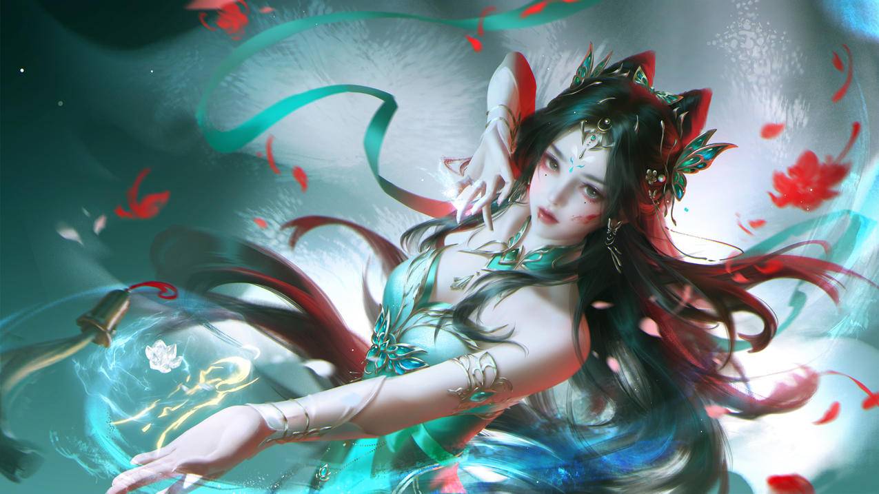 诛仙 碧瑶 同人 4K高清动漫壁纸 3840x2160