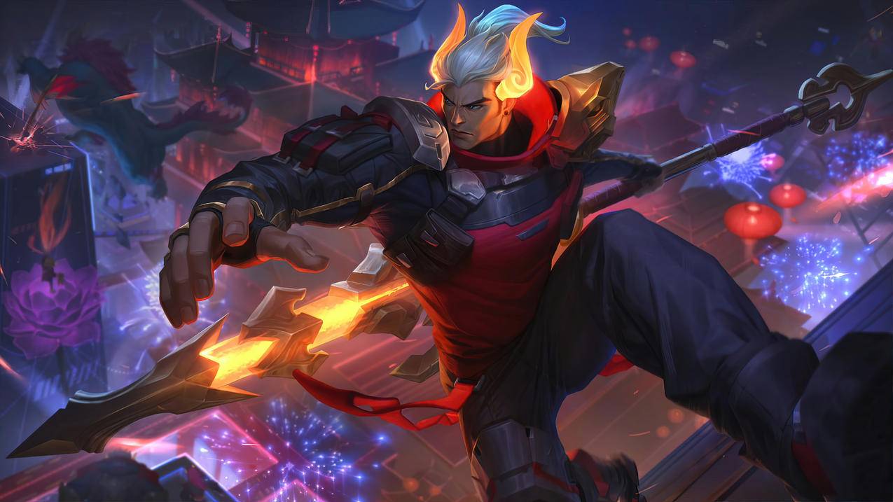福牛守护者-嘉文四世《英雄联盟LOL》 4K高清壁纸