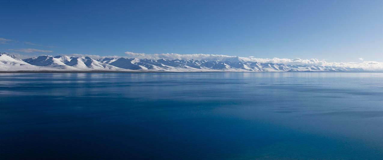 纳木错湖风景3440x1440带鱼屏壁纸
