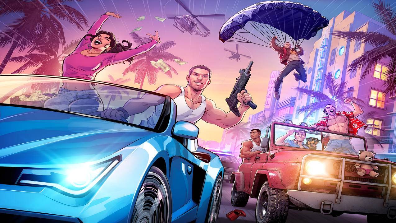 Gta6 三部曲 4K游戏壁纸