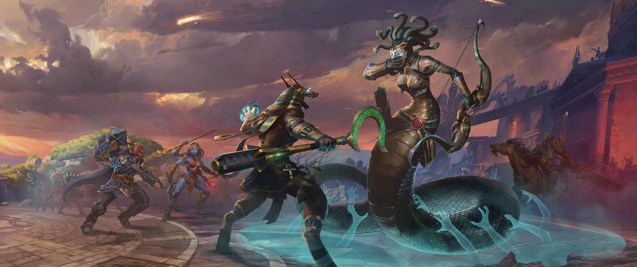 神之浩劫Smite带鱼屏壁纸