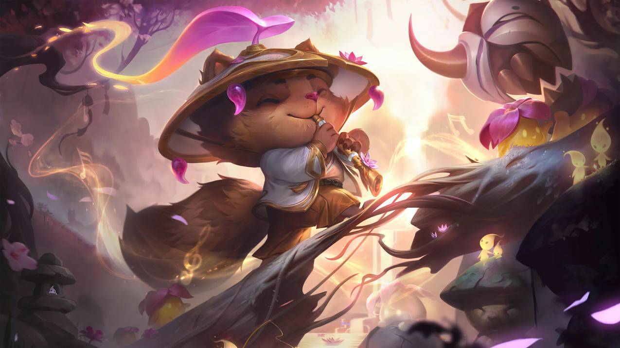 灵魂莲华 提莫 至臻《LOL英雄联盟》4K电脑桌面