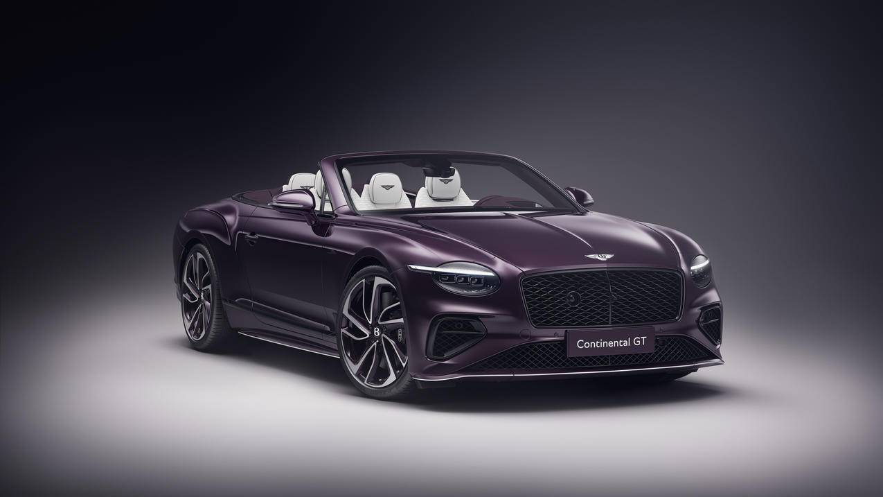 宾利敞篷跑车Continental GT Mulliner Convertible 4k高清壁纸