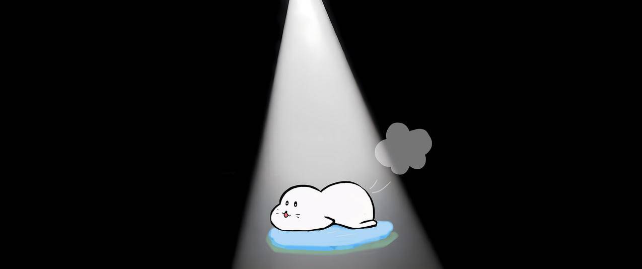 小懒豹 光影 黑色背景 灯光 3440x1440带鱼屏壁纸