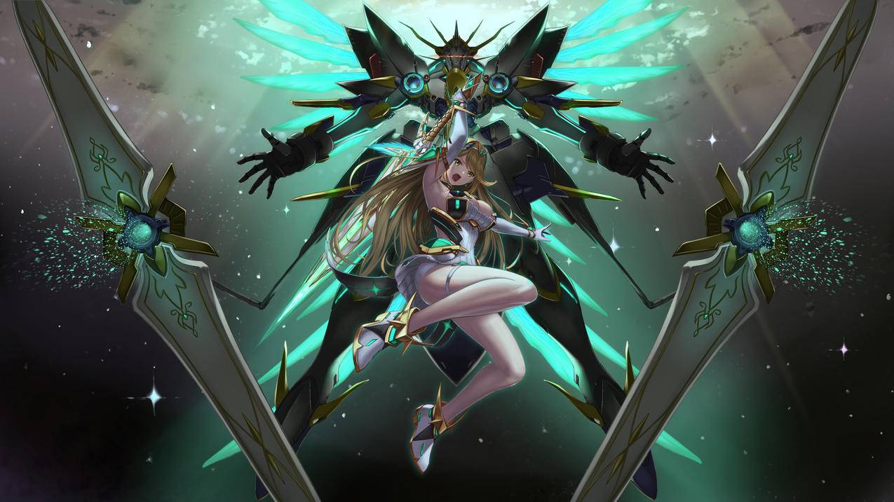 《异度神剑2 Xenoblade 2》剑 美女战士 4K高清动漫壁纸