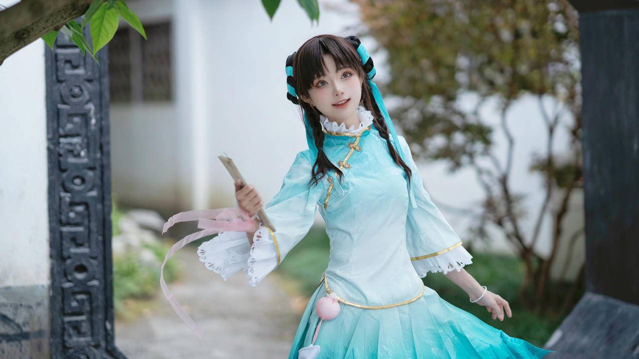 cosplay 王者荣耀 西施 小姐姐 美女 4k电脑壁纸