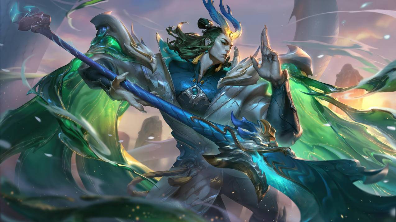英雄联盟LOL 玉剑传说 亚恒 4K游戏壁纸