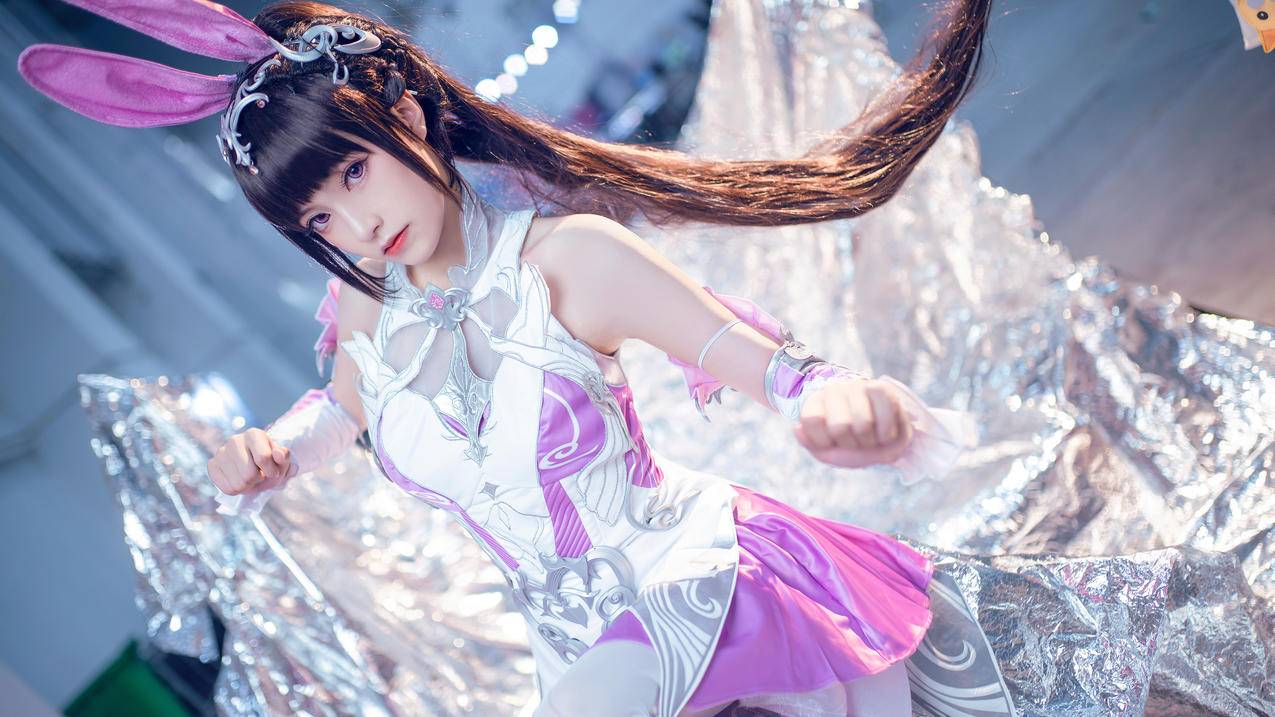 cosplay 斗罗大陆 小舞 美女 4k电脑壁纸