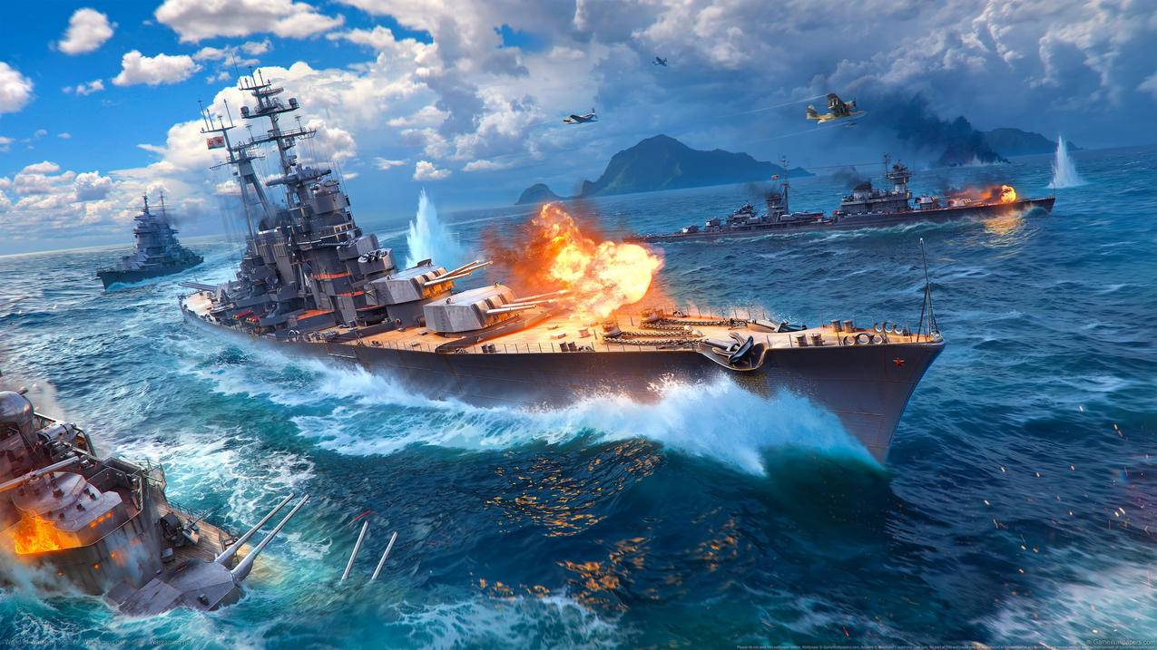 《战舰世界 World of Warships》4K游戏高清壁纸