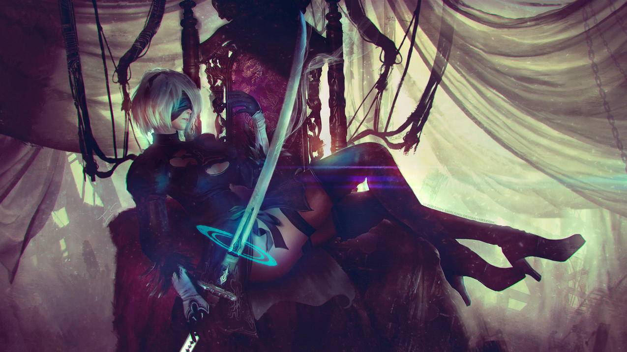 nier2BB动机4k电脑壁纸
