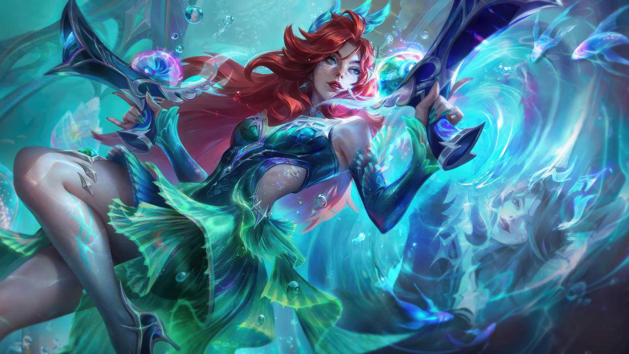 LOL英雄联盟 深海奇域 厄运小姐 8K游戏壁纸