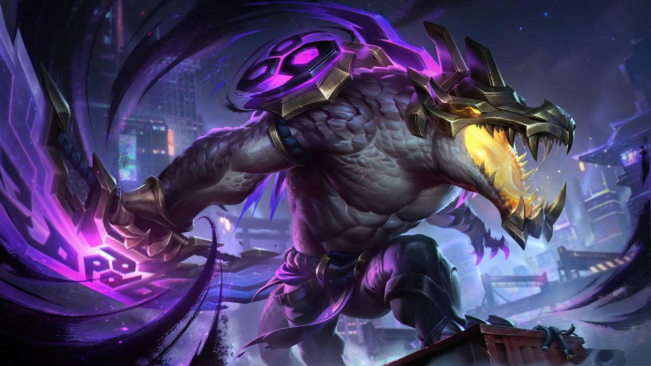 英雄联盟LOL 雷克顿 8K游戏壁纸 7680x4320